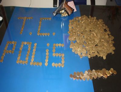 Sahte Altınları Piyasaya Süremeden Yakalandılar