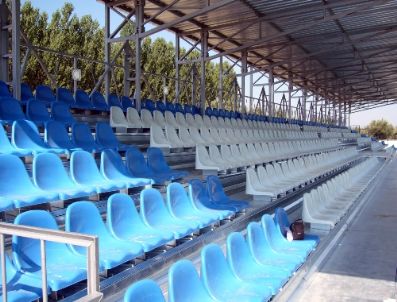 Ula Stadyumu`na Yeni Tribün Yapıldı