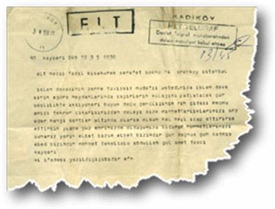BÜYÜK DOĞU - Gül'den Necip Fazıl'a tarihi telgraf