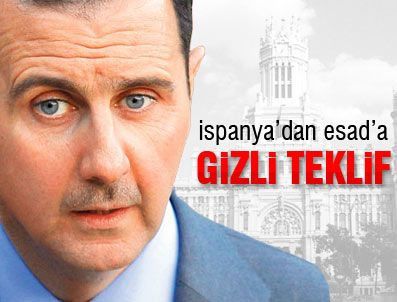LEON - İspanya'nın Esad'a sığınma teklifi