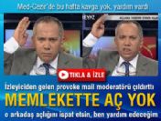 Moderatör canlı yayında küplere bindi