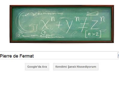 LARRY PAGE - Pierre de Fermat Google'a logo oldu