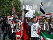 Suriye Büyükelçiliği Önünde Esad Yönetimi Protesto Edildi