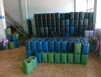 Malatya`da 3 Bin Litre Kaçak Yağ Ele Geçirildi