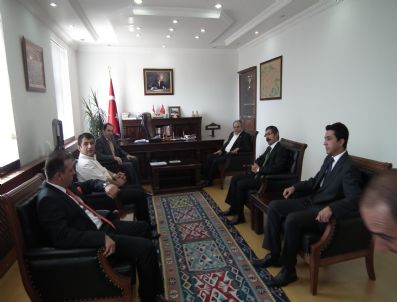 AYHAN YAZGAN - Milletvekili Uslu ve Rektör Alkan`dan Alaca Kaymakamlığı`na Ziyaret