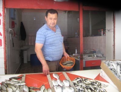 Tezgahlardaki Balıklar Alıcı Bekliyor