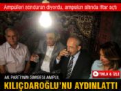 Ak Parti'nin simgesi Kılıçdaroğlu'nu aydınlattı