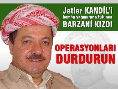 Mesud Barzani'den Kandil operasyonu tepkisi