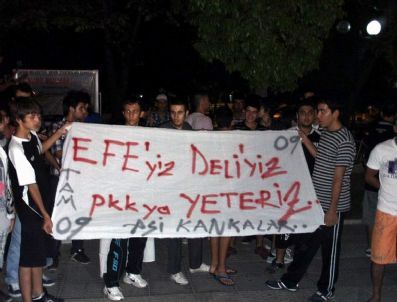 Aydınspor 1923 Taraftarından Teröre Tepki Yürüyüşü