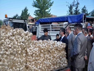 Vali Bektaş Sarımsak Pazarı’nda Üreticinin Sorununu Dinledi