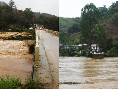 Brezilya‘da Sel Köprü Yıktı