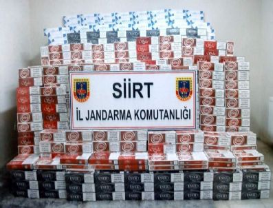 Siirt'te 19 Bin 500 Paket Kaçak Sigara Ele Geçirildi