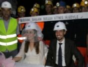 Maden mühendisi yer altında evlendi