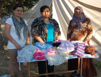 Simavlı Depremzede Hanımların El İşleri Ankara`da Satılacak