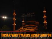 'İmsak vakti yanlış hesaplanıyor' iddiası