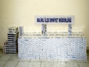Salihli`de 4 Bin 410 Paket Kaçak Sigara Ele Geçirildi