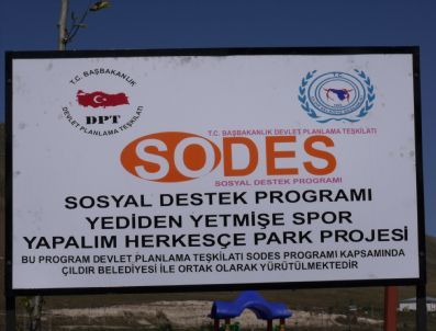 Çıldır’da 7’den 70’e Spor Yapalım Parkının İnşaatına Başlandı