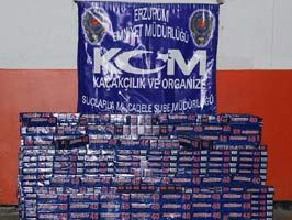 Erzurum’da Kaçak Sigara Operasyonu