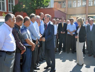SALYAZı - Gümüşhane Valisi Enver Salihoğlu Gümüşhane’den Ayrıldı