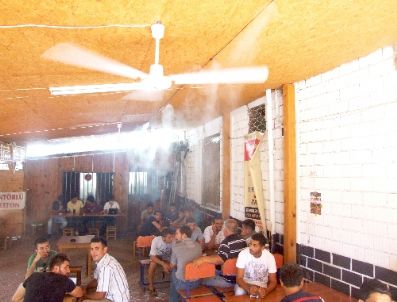 Müşterilerini Su Buharlı Soğutma Yöntemiyle Serinletiyor