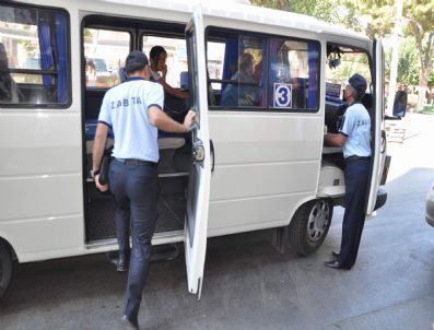 Nazilli Zabıtasından Minibüs Denetimi