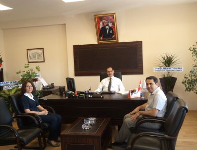 Çorum Devlet Hastanesi Başhemi Zorlu`dan Prof.dr. Eğri`ye Ziyaret