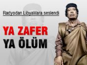 Kaddafi radyodan halka sesleniyor