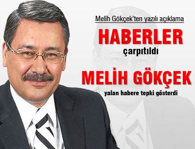 Melih Gökçek'ten yazılı açıklama