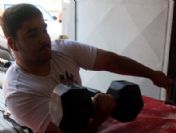 (özel Haberi) Engelli Sporcu Bircan Özkomanova`nın Bileği Bükülmüyor