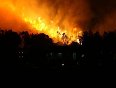 Seferihisar'daki Orman Yangını Kontrol Altına Alınamadı