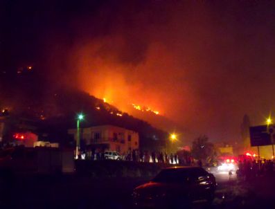 Söke’de Korkutan Yangın