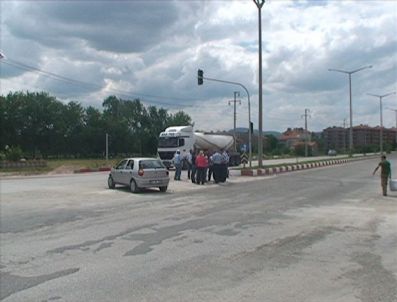Tavşanlı`da Trafik Kazası: 1 Yaralı