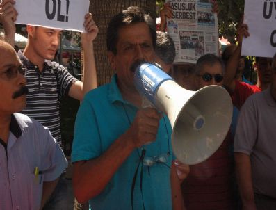 ULUSAL KANAL - Denizli`de Ulusal Kanal`a Destek Eylemi