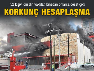 52 kişiyi kumarhanede diri diri yaktılar