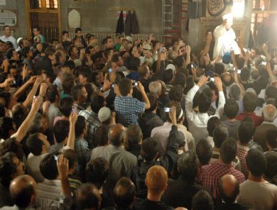 Erzurum`da Sakalı Şerif İzdihamı