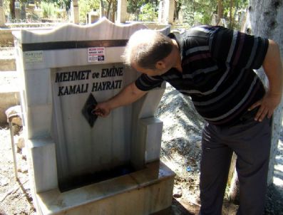 Kozan`da Mezarlıkta Çeşme Hırsızlığı