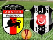 UEFA Avrupa Ligi rövanş maçı Alania Beşiktaş 2-0