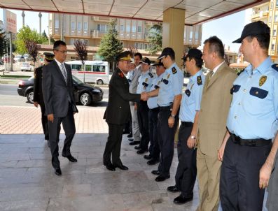 Yeni Garnizon Komutanı Emniyet Müdürünü Ziyaret Etti