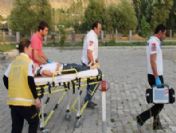 Mıcıra Kapılan Otomobil Takla Attı: 7 Yaralı