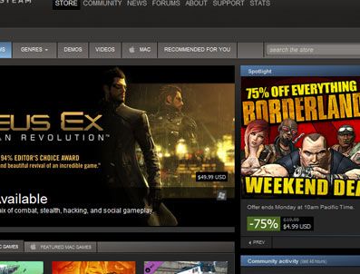Steam yine indirimleriyle göz kamaştırıyor