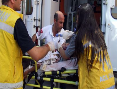 Bisikletiyle Otomobilin Altında Kalan Çocuk Ağır Yaralandı