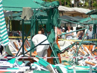 Kemer’de Plajda Havai Fişek Patladı; 15 Yaralıdan 7’si Rus