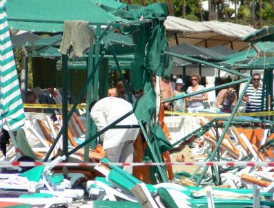 Kemer’de Plajda Havai Fişek Patladı; 15 Yaralıdan 7’si Rus