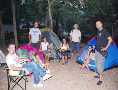 Mersinliler Dağılcak’ta Kamp Kurdular