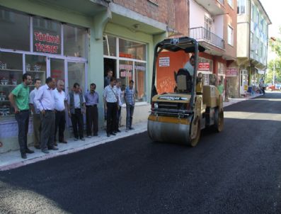 Çubuk`ta Çarşı Merkezinde Festival Hazırlığı Başladı