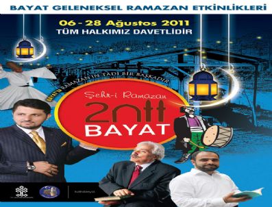 YAŞAR KıLıÇ - Bayat Belediyesi Ramazan Etkinlikleri Hafta Sonu Başlıyor