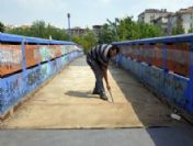 Yenimahalle`de Üst Geçit Çalışmaları Devam Ediyor