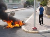 Alev Alan Motosiklet Hurdaya Döndü