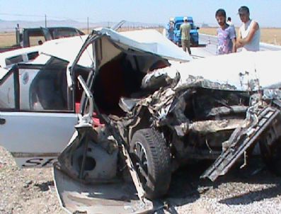 Eskişehir`de Trafik Kazası : 4 Yaralı