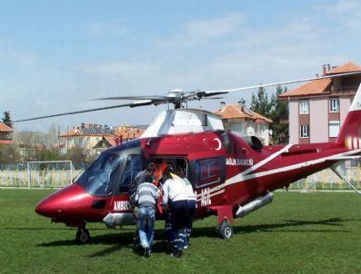 Hava Ambulansı Küçük Halil İçin Kalktı